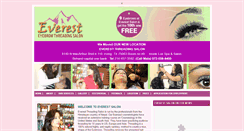 Desktop Screenshot of everestsalon.com
