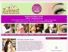 Tablet Screenshot of everestsalon.com